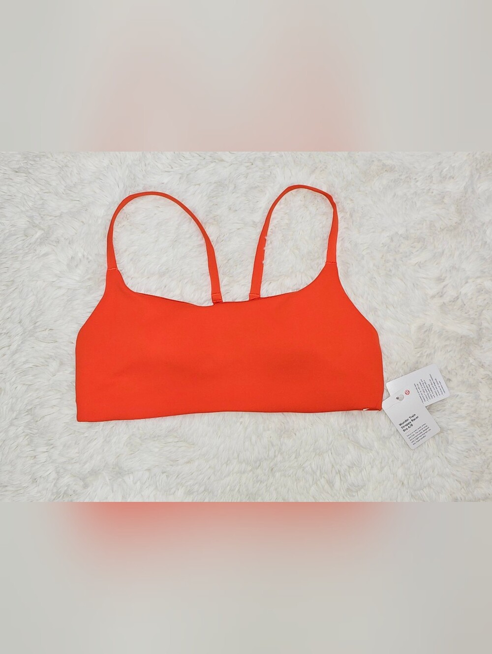 ​NWT Lululemon Wunder Train Strappy Racer Bra A/B - Cayenne Red (Size 10)